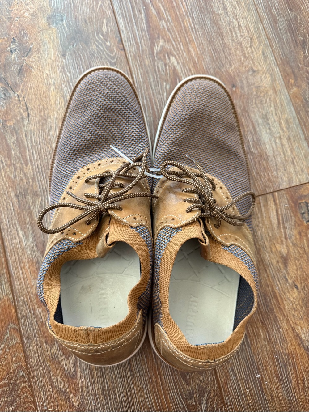 Men's Casual Derby Shoes in Brown